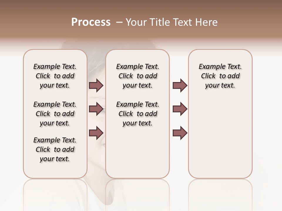 Girl White PowerPoint Template