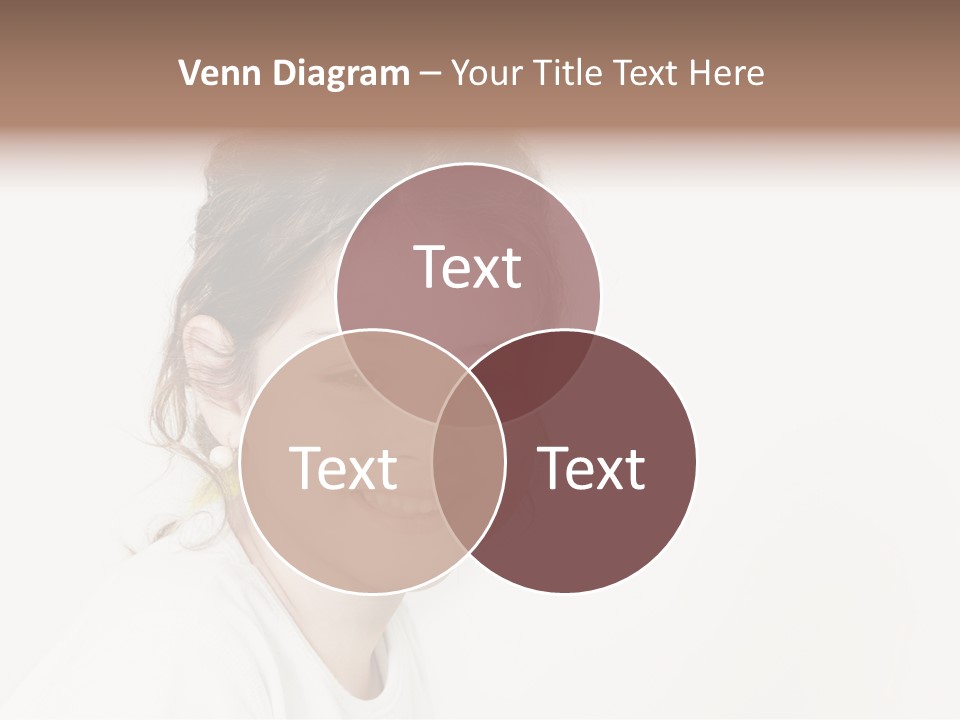 Girl White PowerPoint Template