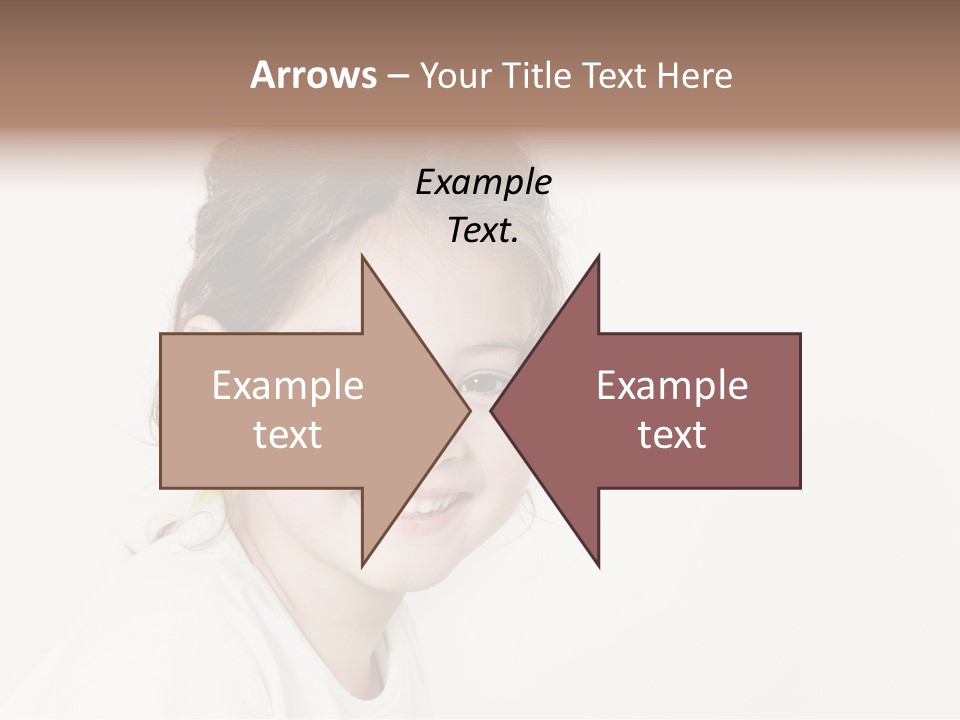 Girl White PowerPoint Template