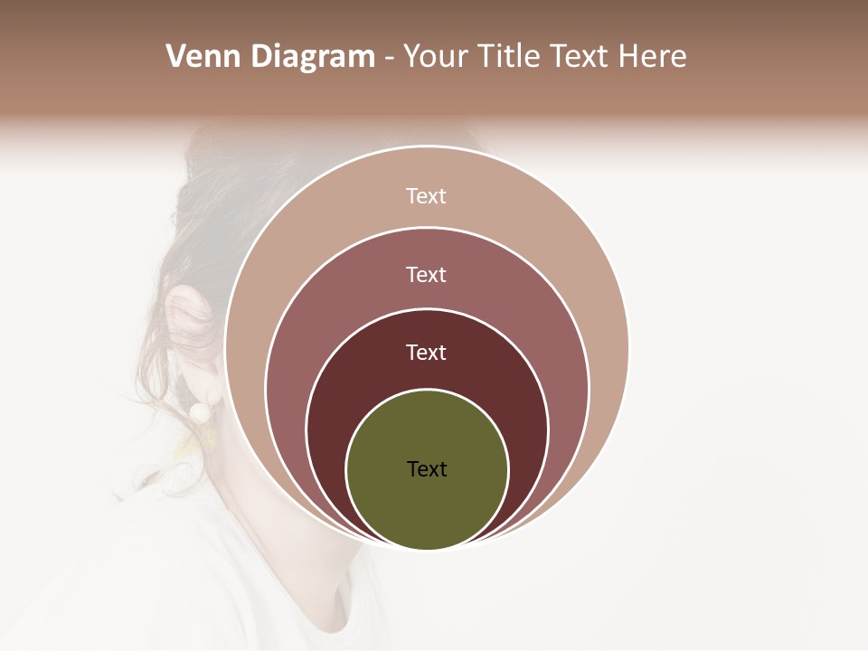 Girl White PowerPoint Template