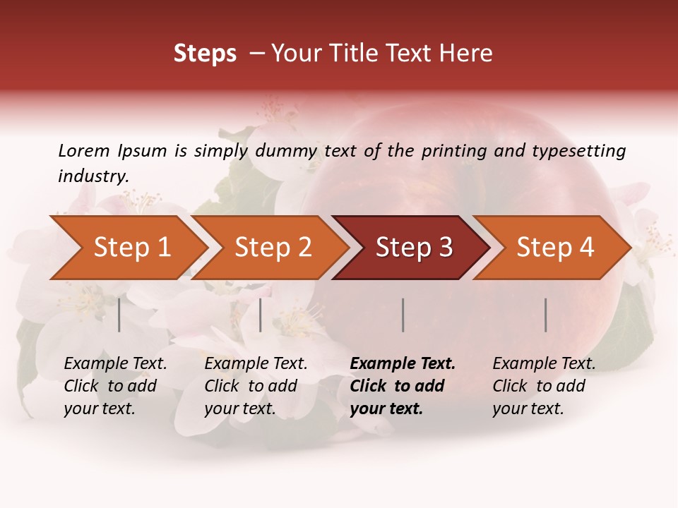 Leaf Plant Fruit PowerPoint Template