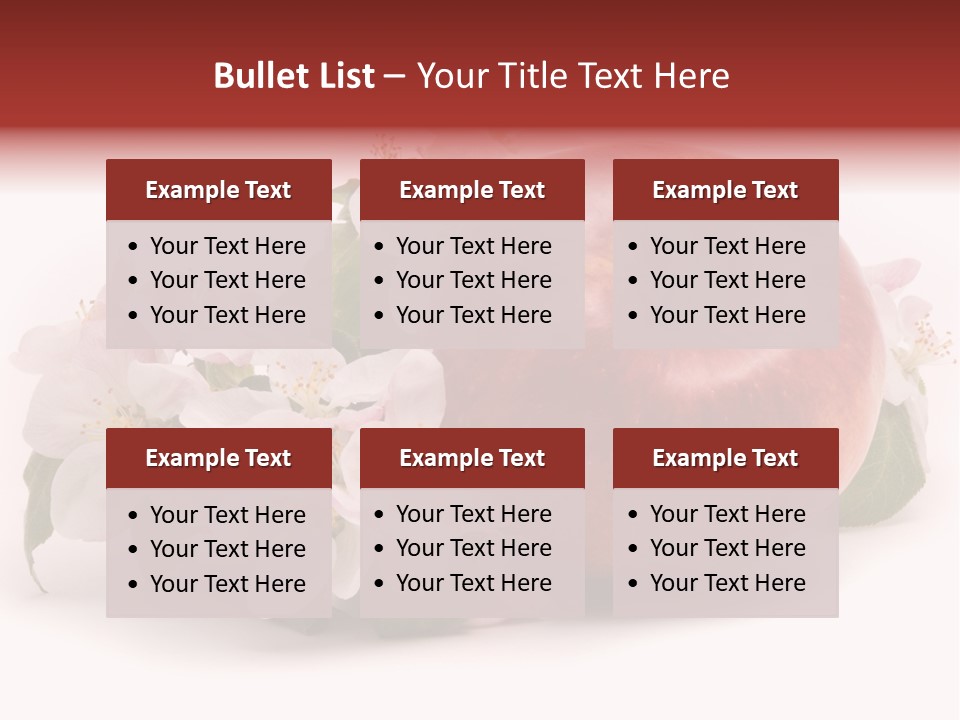 Leaf Plant Fruit PowerPoint Template