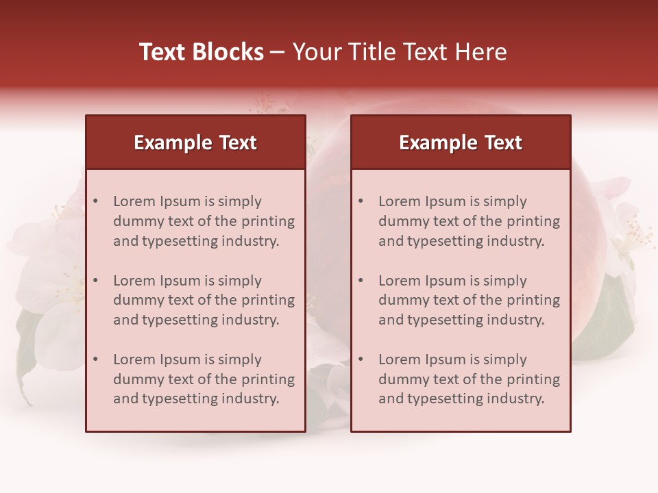 Leaf Plant Fruit PowerPoint Template