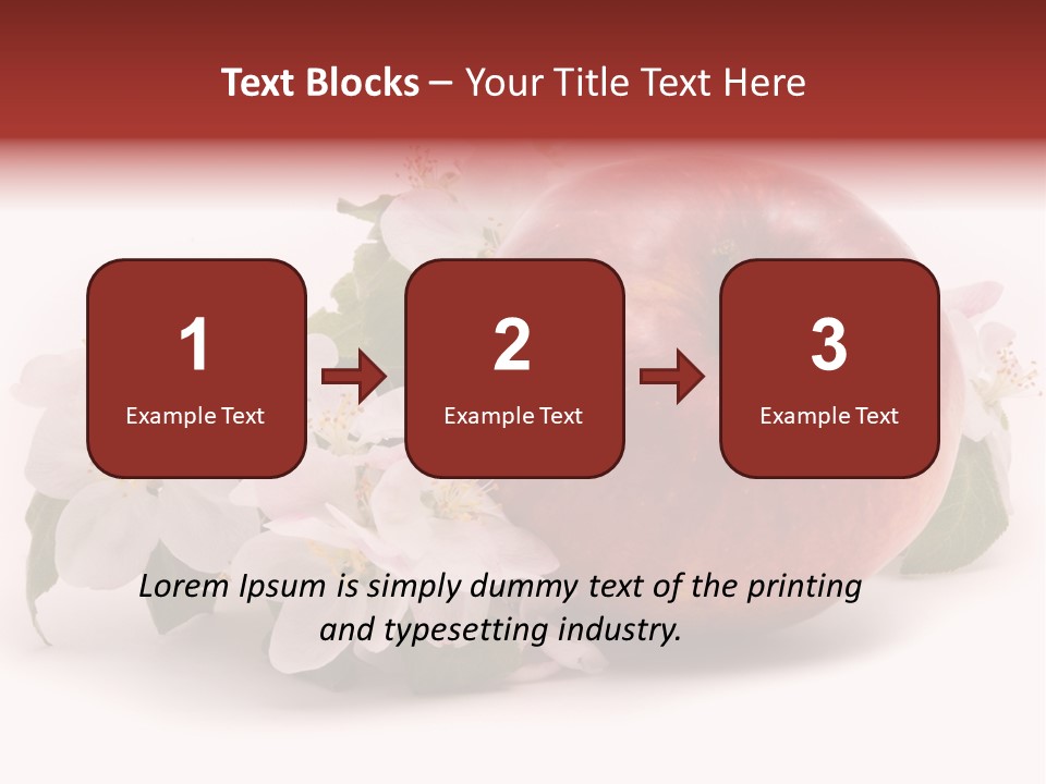 Leaf Plant Fruit PowerPoint Template
