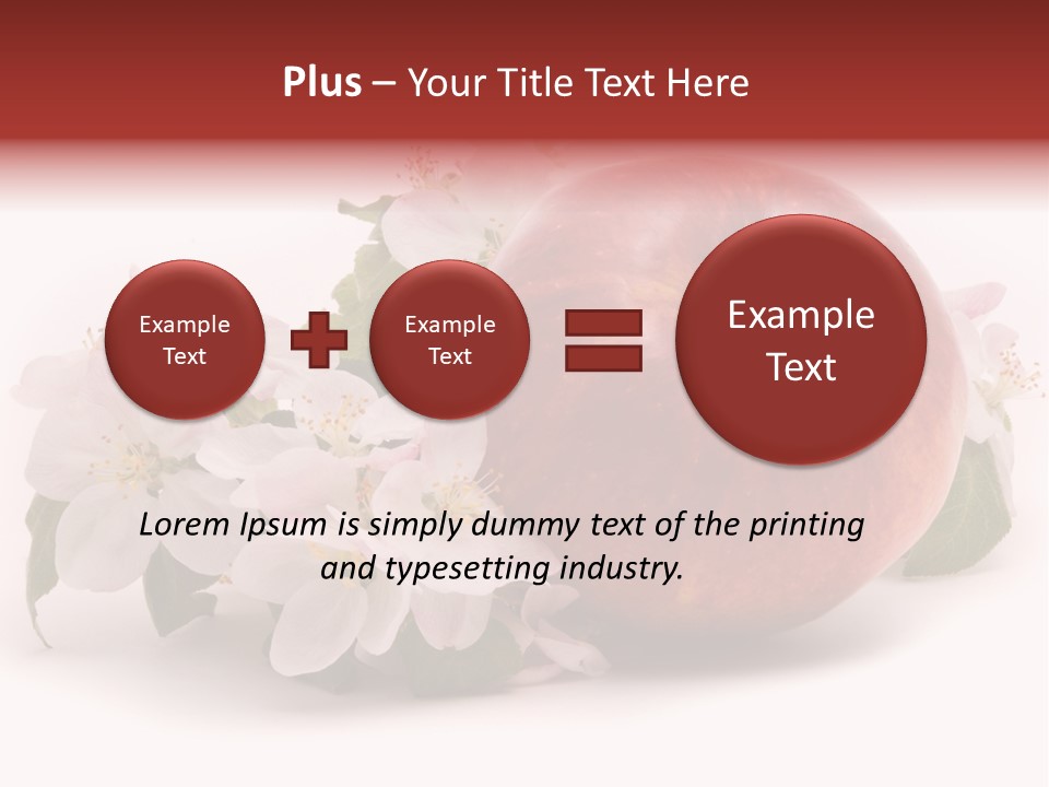 Leaf Plant Fruit PowerPoint Template