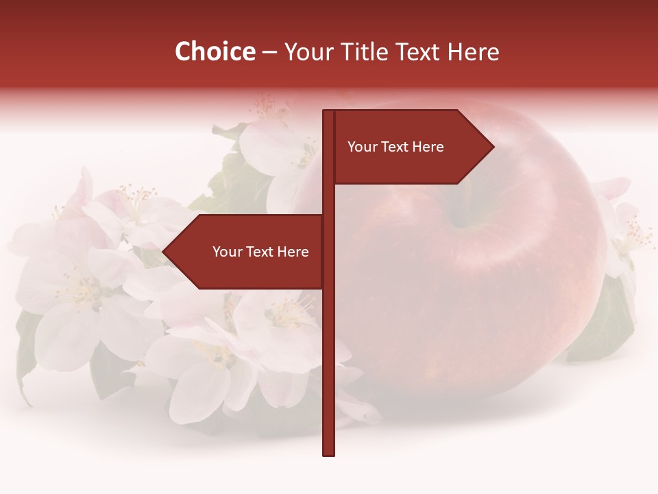 Leaf Plant Fruit PowerPoint Template