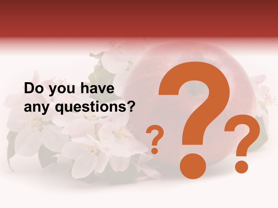 Leaf Plant Fruit PowerPoint Template