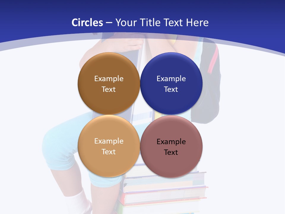 Stack Teen Face PowerPoint Template