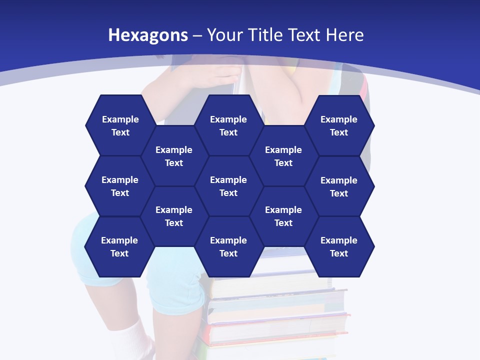 Stack Teen Face PowerPoint Template