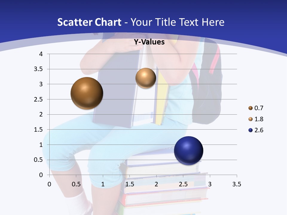 Stack Teen Face PowerPoint Template