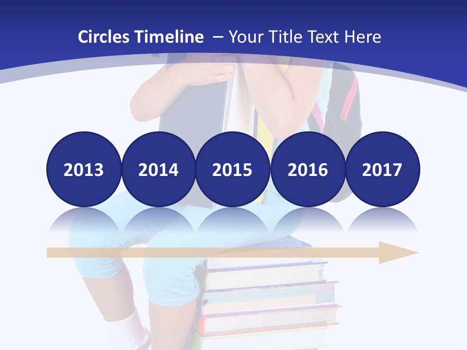 Stack Teen Face PowerPoint Template