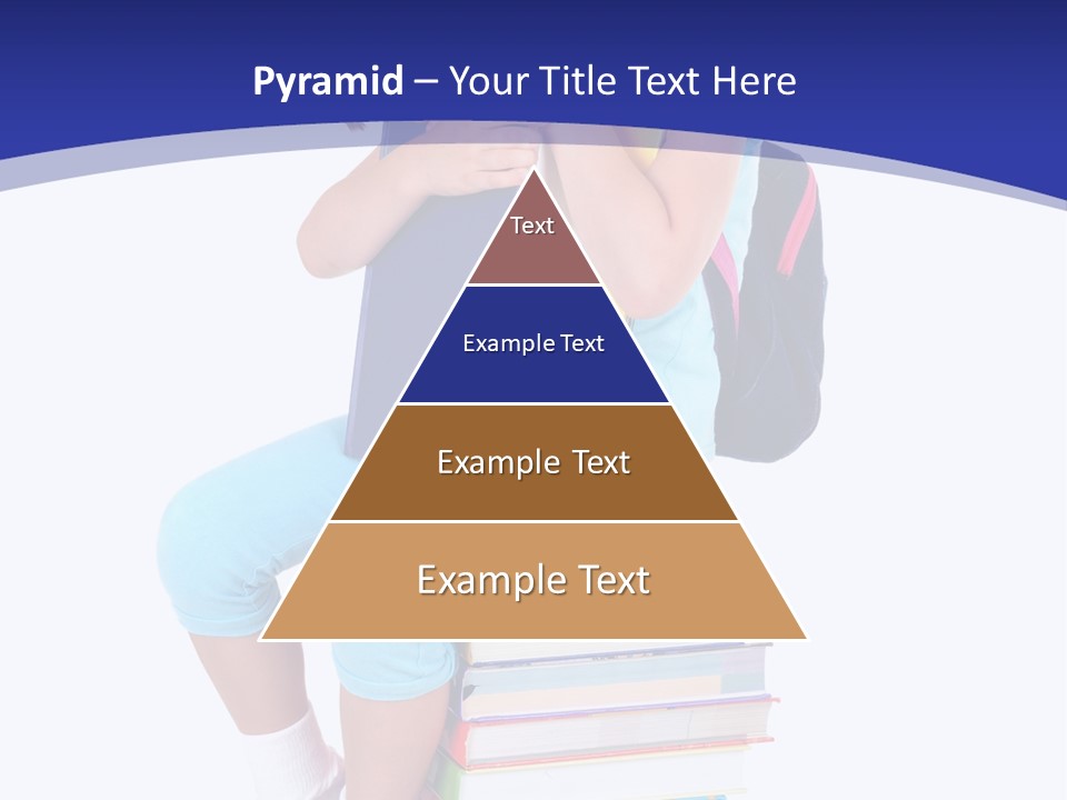 Stack Teen Face PowerPoint Template
