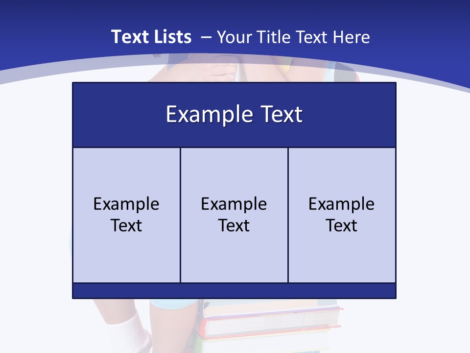Stack Teen Face PowerPoint Template