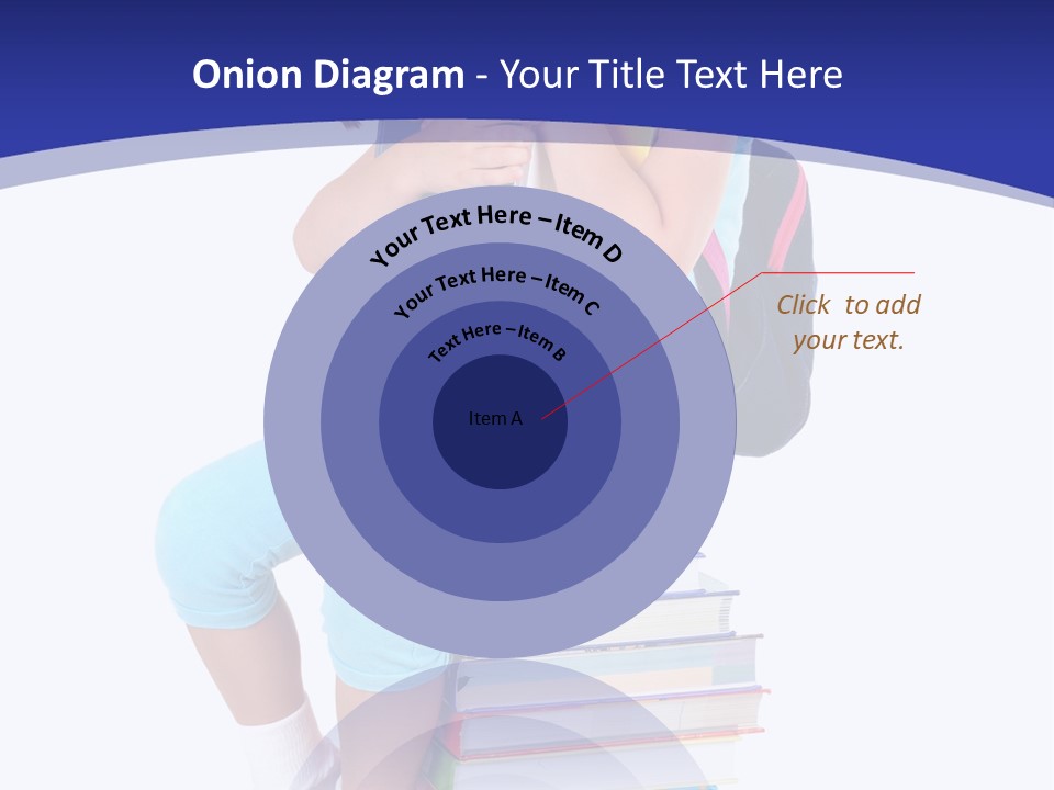 Stack Teen Face PowerPoint Template