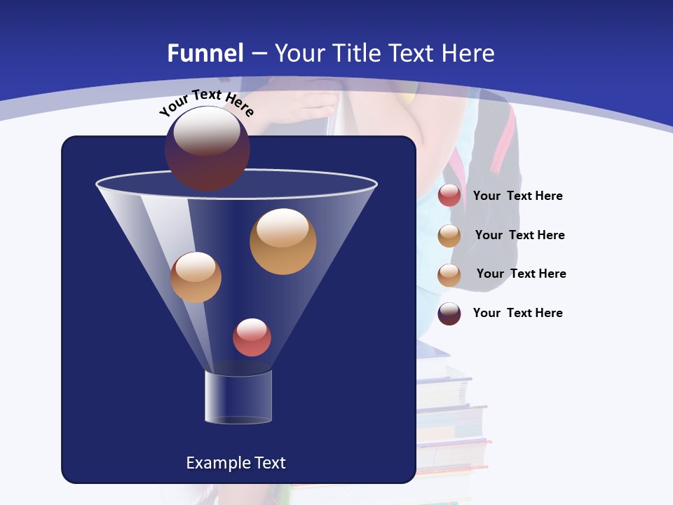 Stack Teen Face PowerPoint Template