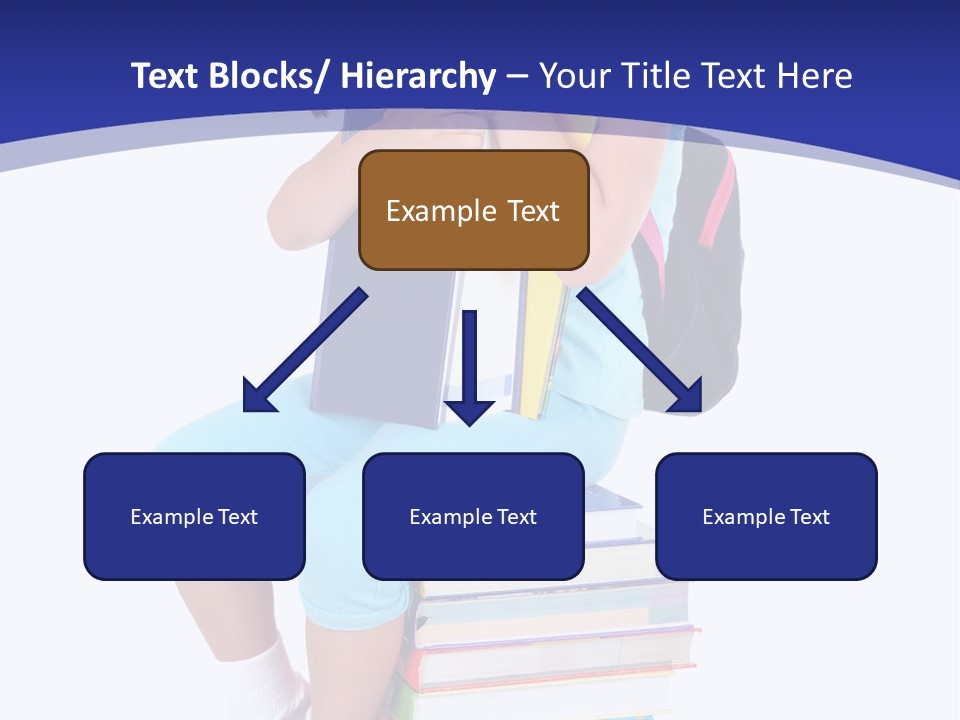 Stack Teen Face PowerPoint Template