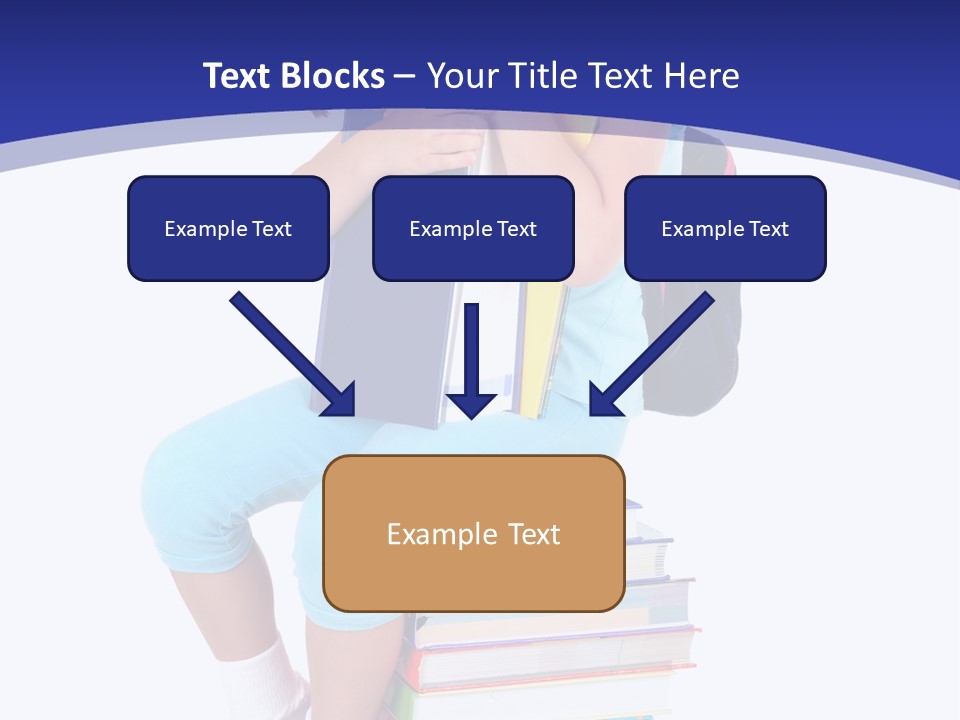 Stack Teen Face PowerPoint Template