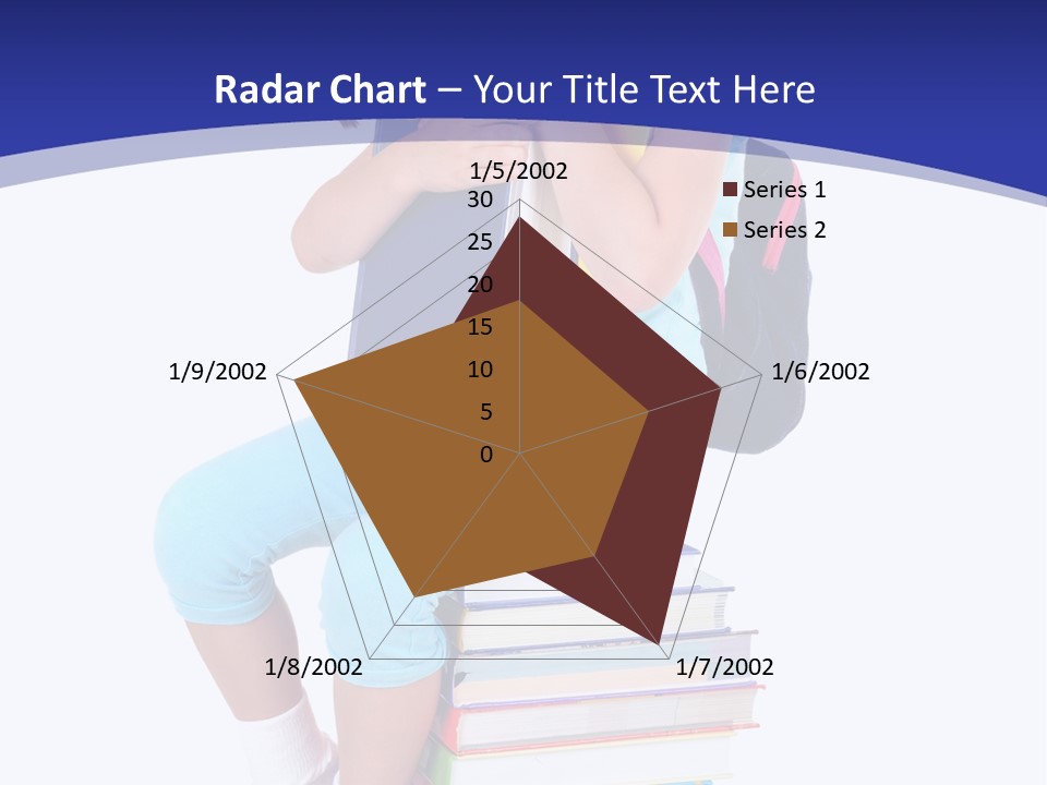 Stack Teen Face PowerPoint Template