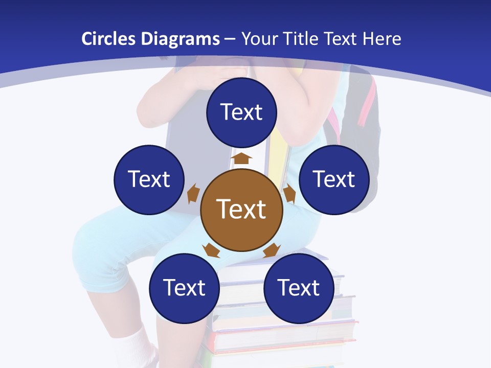 Stack Teen Face PowerPoint Template