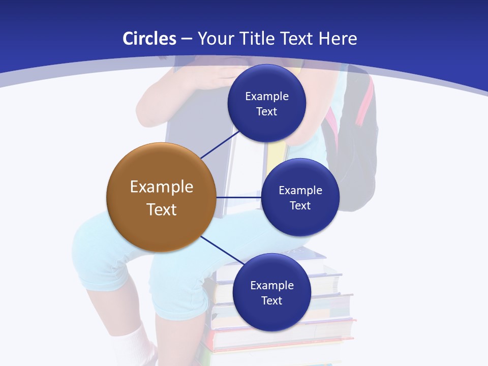 Stack Teen Face PowerPoint Template