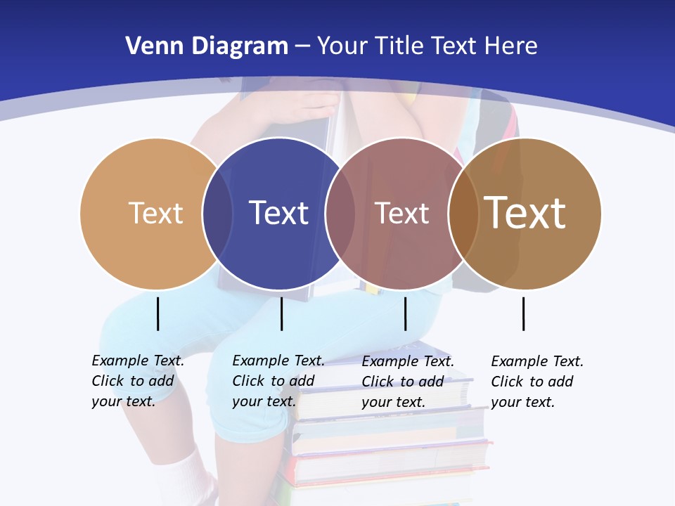 Stack Teen Face PowerPoint Template