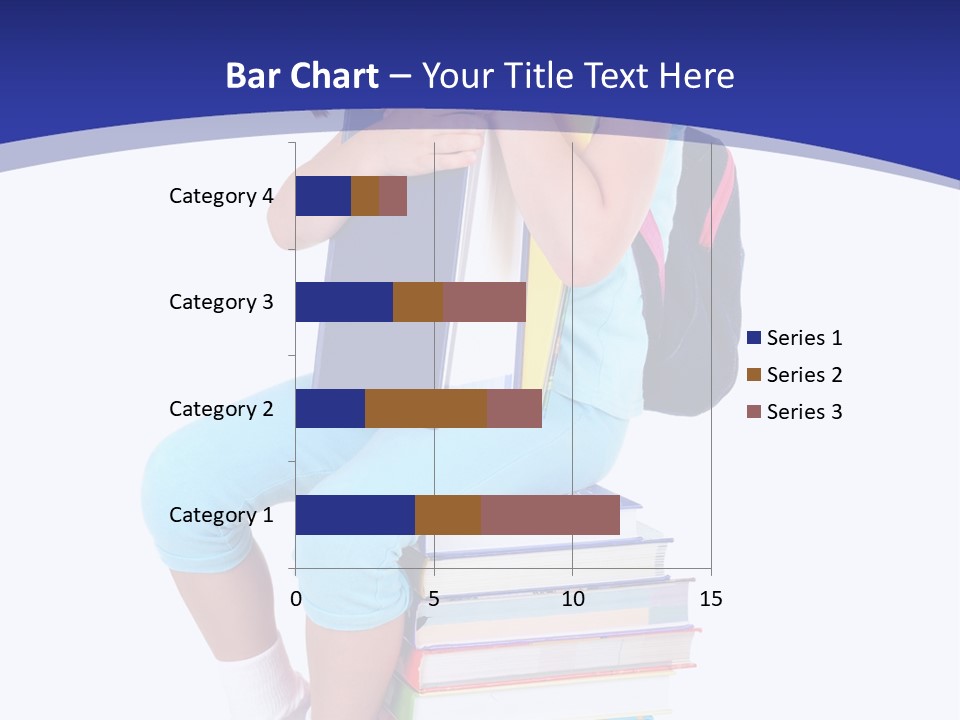 Stack Teen Face PowerPoint Template