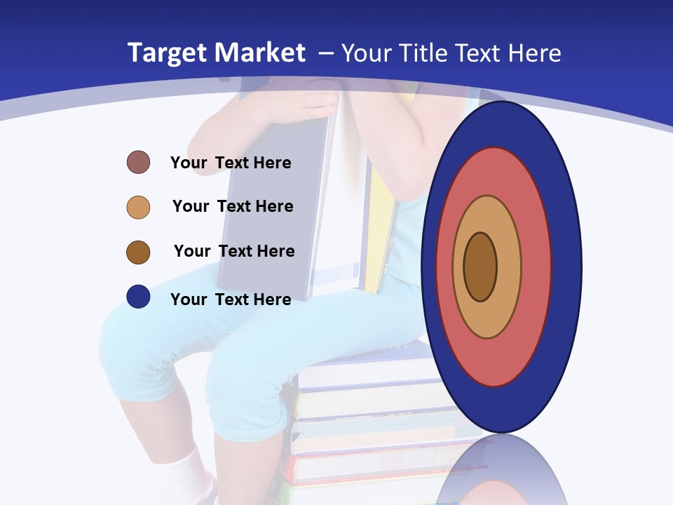 Stack Teen Face PowerPoint Template