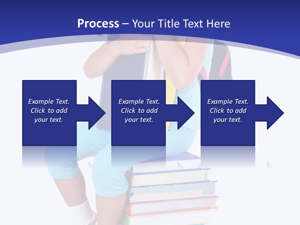 Stack Teen Face PowerPoint Template