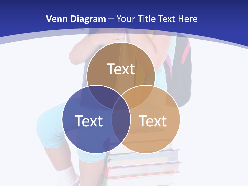 Stack Teen Face PowerPoint Template