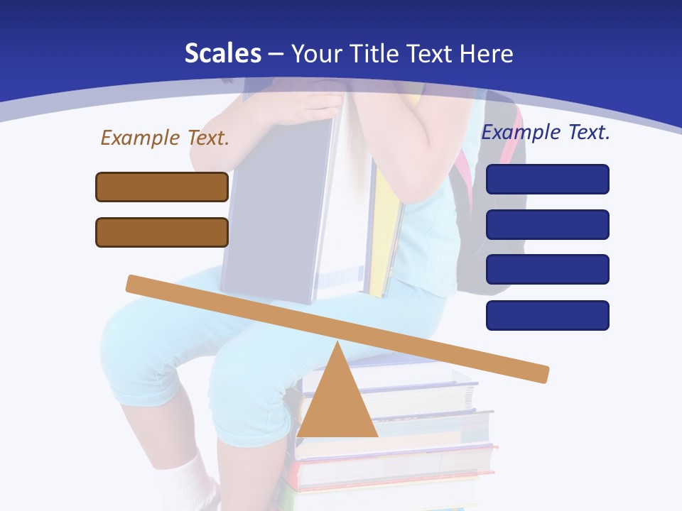 Stack Teen Face PowerPoint Template
