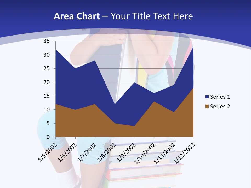 Stack Teen Face PowerPoint Template
