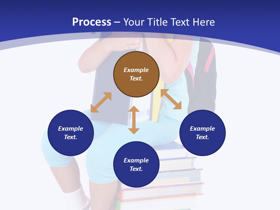 Stack Teen Face PowerPoint Template