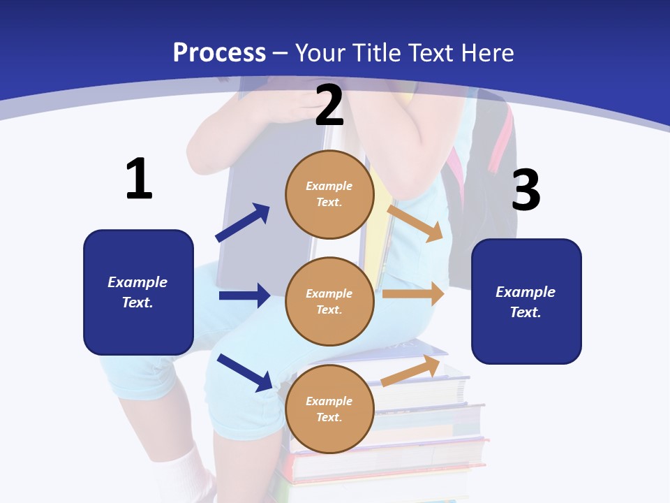Stack Teen Face PowerPoint Template