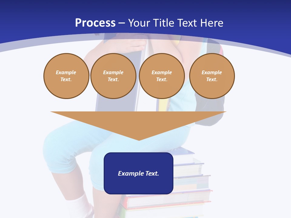 Stack Teen Face PowerPoint Template