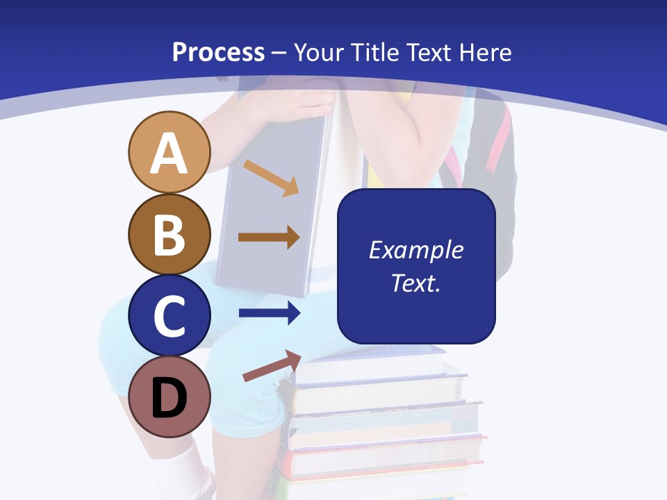 Stack Teen Face PowerPoint Template