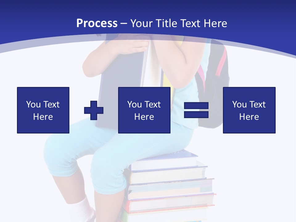 Stack Teen Face PowerPoint Template