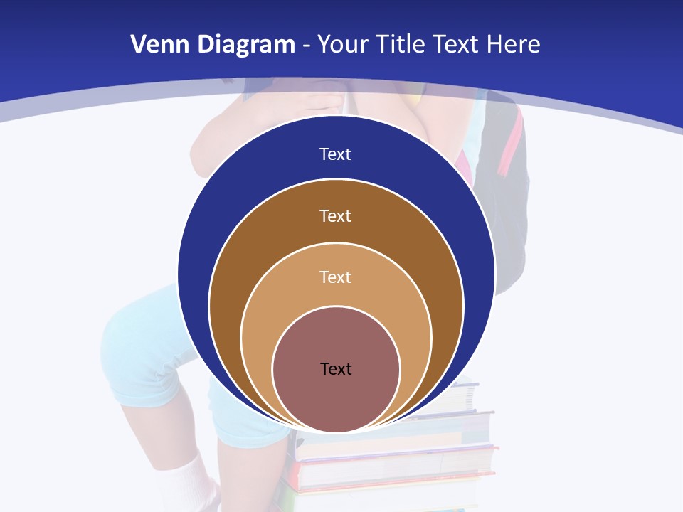 Stack Teen Face PowerPoint Template