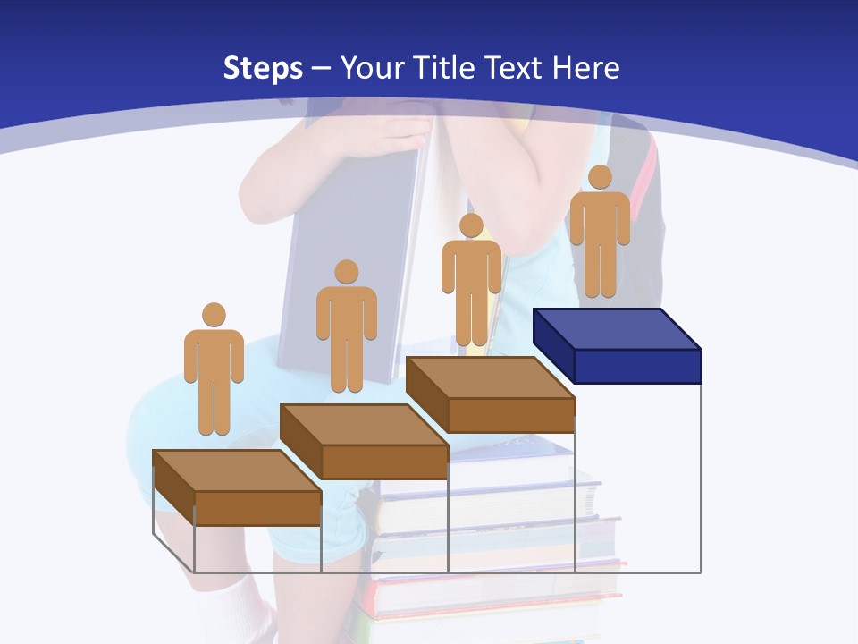Stack Teen Face PowerPoint Template