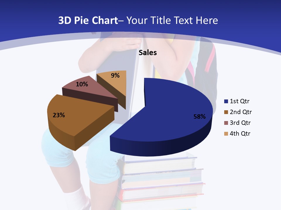 Stack Teen Face PowerPoint Template