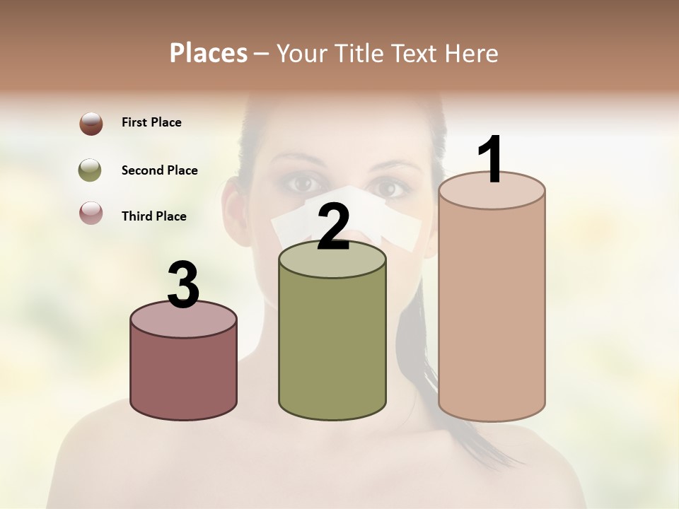 Beauty Background Portrait PowerPoint Template