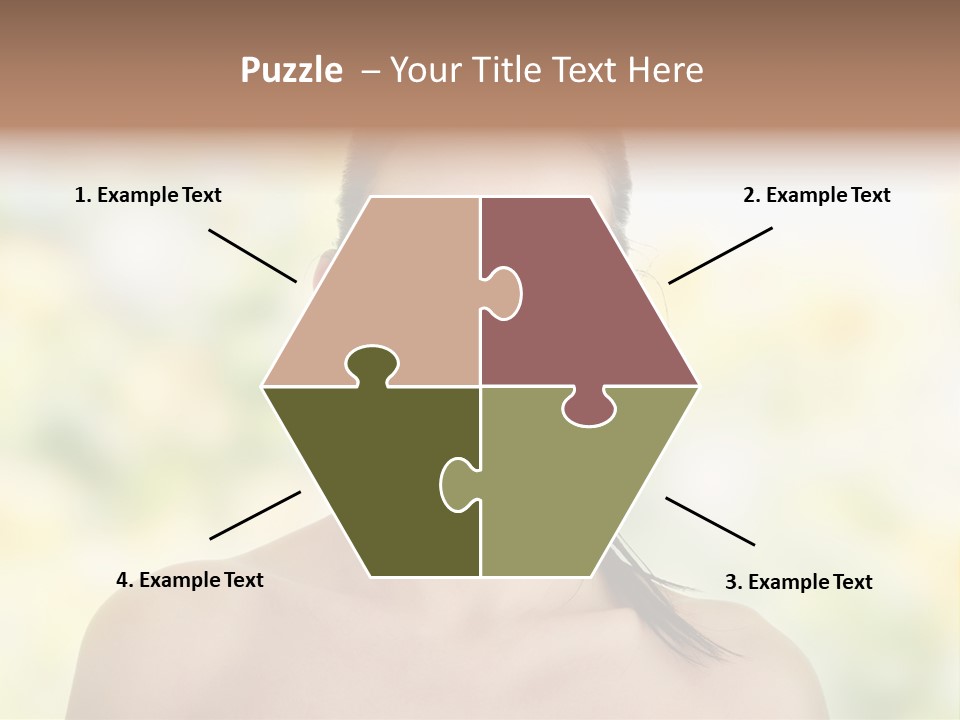 Beauty Background Portrait PowerPoint Template