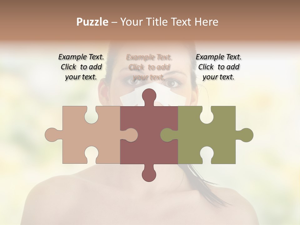 Beauty Background Portrait PowerPoint Template