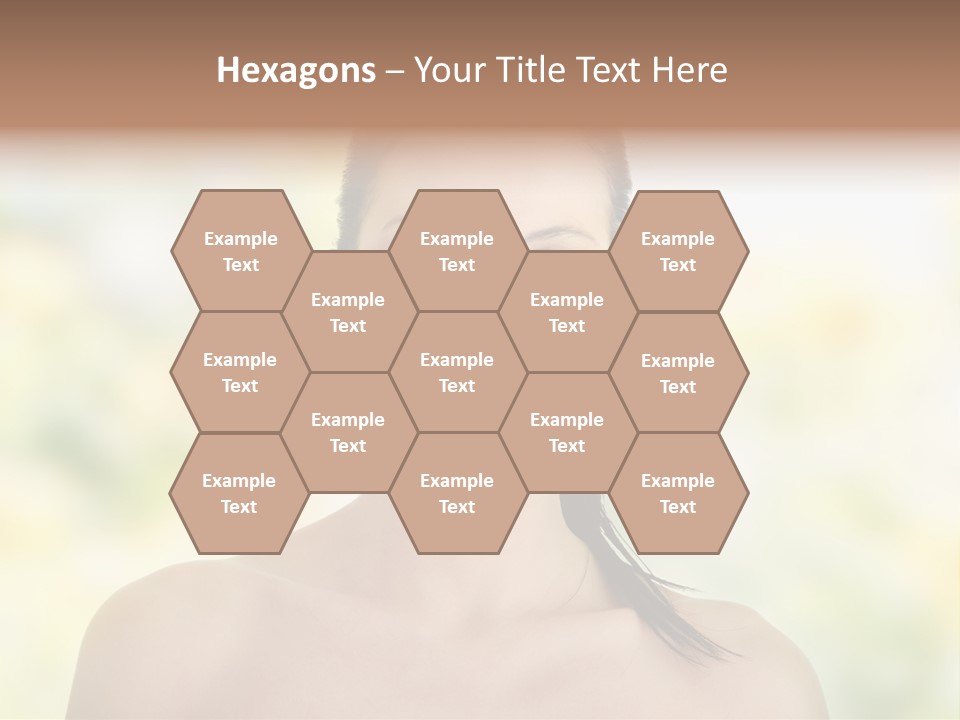 Beauty Background Portrait PowerPoint Template