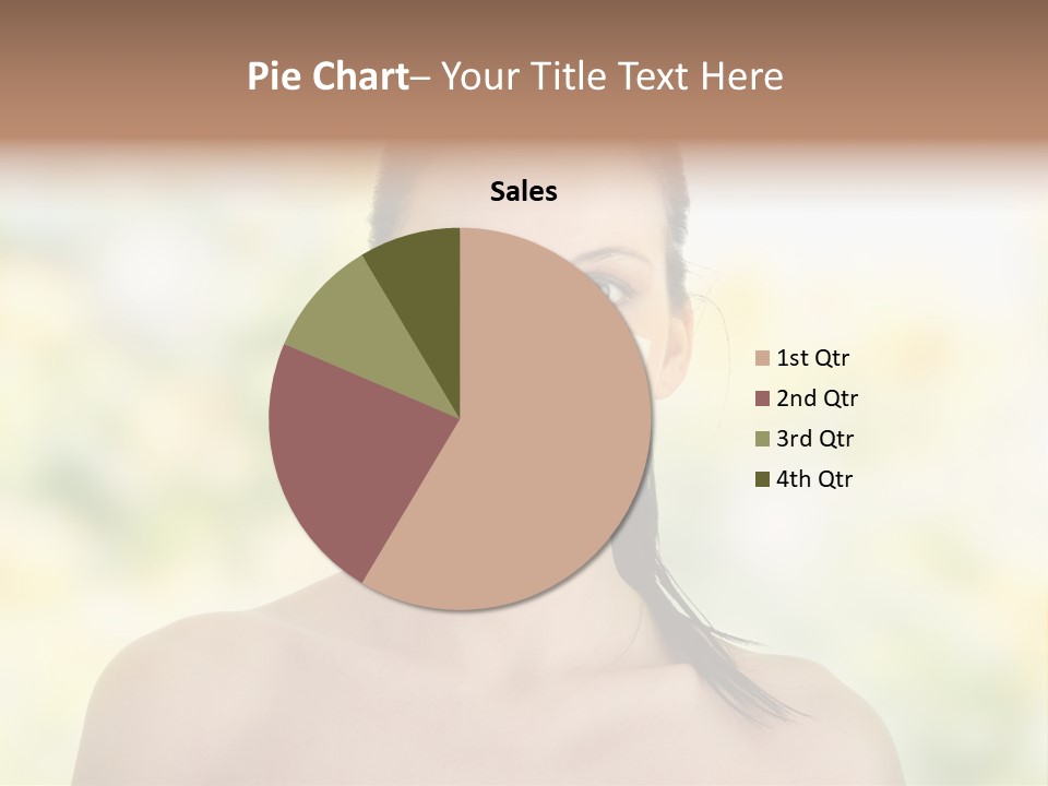 Beauty Background Portrait PowerPoint Template