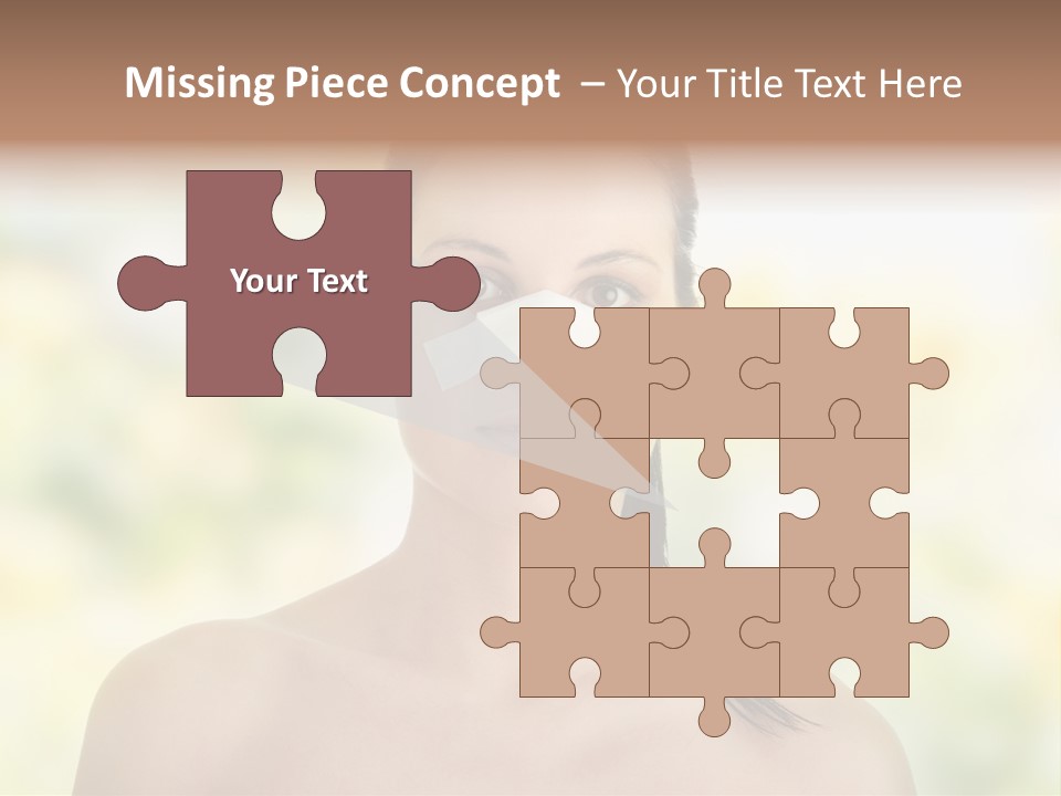 Beauty Background Portrait PowerPoint Template