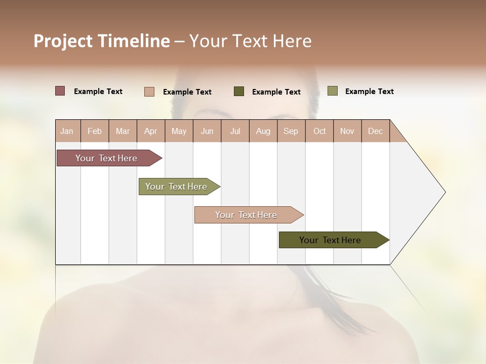 Beauty Background Portrait PowerPoint Template