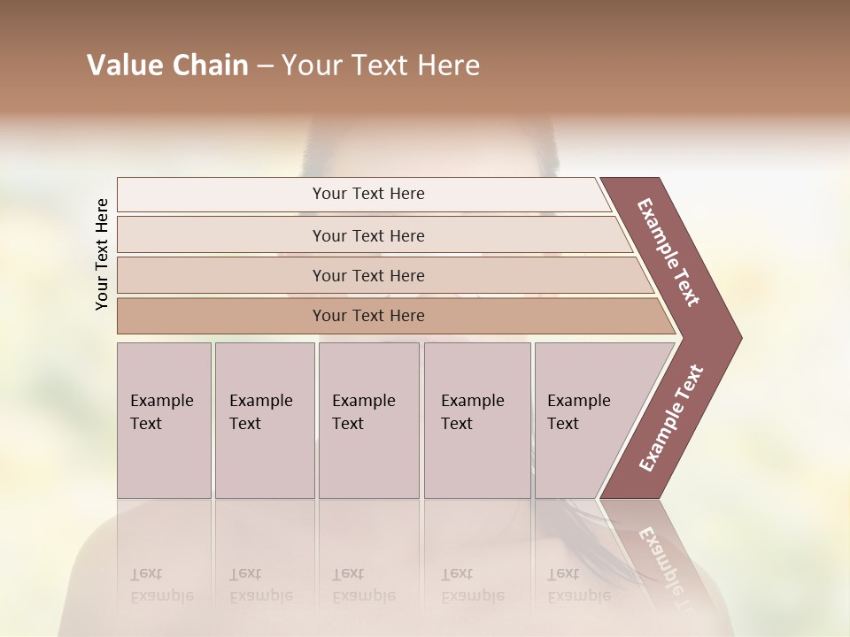 Beauty Background Portrait PowerPoint Template