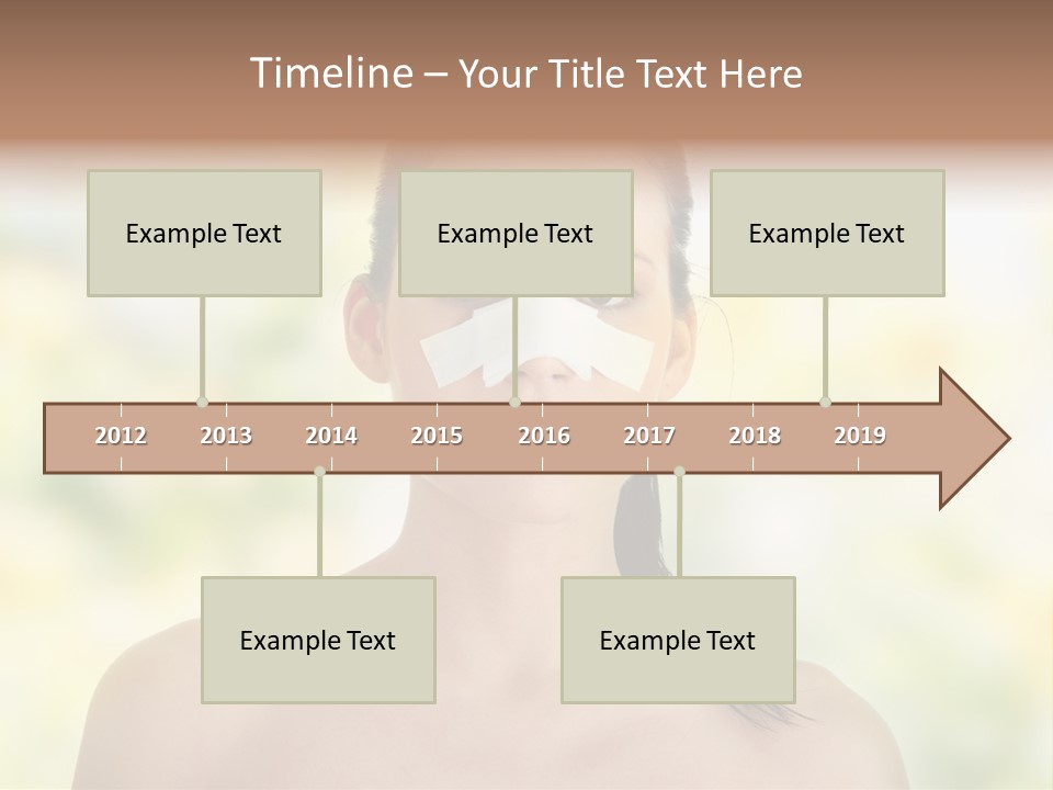 Beauty Background Portrait PowerPoint Template