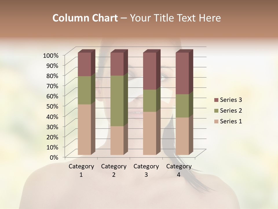 Beauty Background Portrait PowerPoint Template