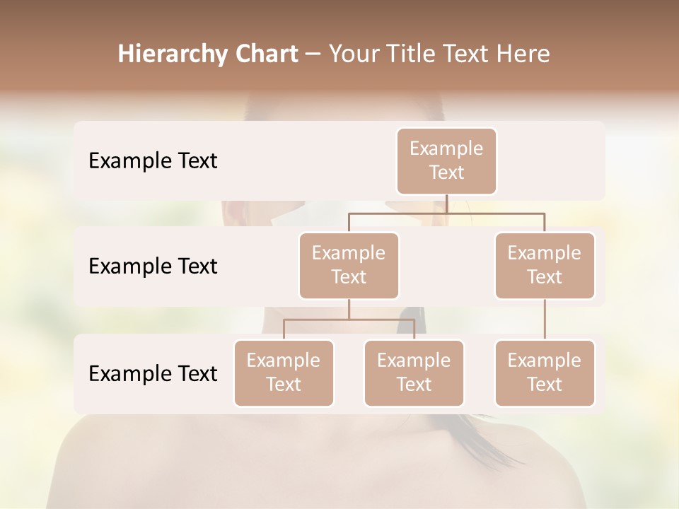 Beauty Background Portrait PowerPoint Template